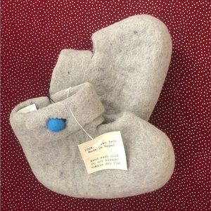 Baby Wool Nepal Felt Slippers Canvas Brand
